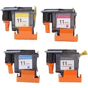 4Pcs Print Head, Printhead Inkjet Cartridge Colors Print Printing No Paper Jam Printhead Printhead Replacement for 100 110 111 500 510 800 813 850