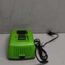 40V Charger Replacement for Greenworks 40V Battery Charger 29482 Compatible with Batteries 29462 29472