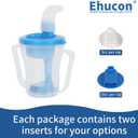 Dysphagia Regulating Drinking Cup for Swallowing and Disorders People,Dispenses 5cc or 10cc of Liquid Each Time,No Thickener is Used.Helps to Prevent Choking