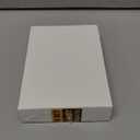 5 Pack BESTTEN 3-Gang Screwless Wall Plate, Decorator Outlet Cover, USWP4 Glossy Off White, H4.69 x W6.54, Face Plate for Light Switch, Dimmer, USB, GFCI, Receptacl