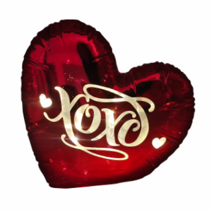 Holiday Home Light Up Heart Decor - Red, 7.7 in 