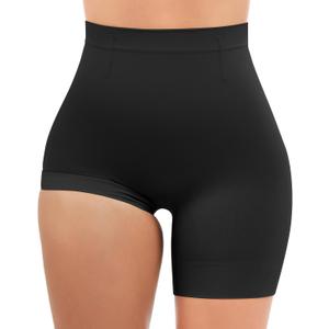 YADIFEN Shapewear for Women Tummy Control, Mid Waist Body Shaper Shorts Butt Lifting Seamless Shapewear Under Dresses (Small)