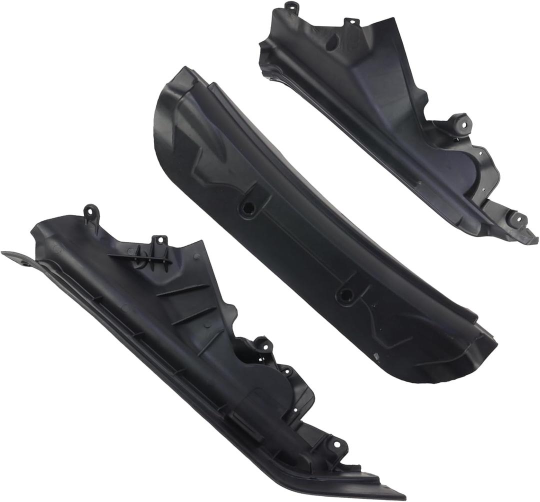 MUNIK Engine Compartment Partition Panel Compatible with BMW X5 X6 3.0si 4.8i M xDrive35i xDrive40i xDrive50i Replace# 51717169419 51717169420 51717169421