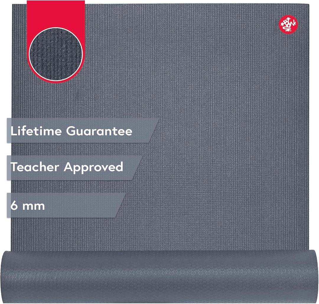 Manduka PRO Yoga Mat - 6mm | Lifetime Durability | Hygienic Construction | Premium Studio Quality | Teacher Approved
