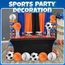 16" Inflatable Sports Beach Balls Variety Pack (12 Pcs) - 3 of Each - Basketball, Baseball, Football, Soccer Beach Balls for Sports - Themed Parties, Pool Toys, Birthday Decorations, and Party Favors