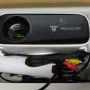 Smart Mini Projector with Wifi & Bluetooth, 220 ANSI 1080P HD, 360 Rotatable Stand, 10000+ Built-in Apps, Portable Home Movie Projector
