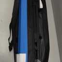 VILLEY Portable Camping Table with Adjustable Legs, Lightweight Aluminum Folding Beach Table with Carrying Bag for Outdoor Cooking, Picnic, Beach, Backyards, BBQ and Party (Blue)