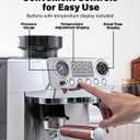 SHARDOR 20 Bar Espresso Machine with Grinder, Expresso Coffee Machines with Professional Steam Wand, 52mm Portafilter, 45 Precise Grind Settings, Stainless Steel All-in-One Coffee Maker for Home Use