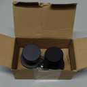 Kwikset Pismo Interior Passage Door Knob, Handle For Closet and Hallway Doors, Non-Locking Doorknob in Matte Black, with Microban Protection (1 Pack)