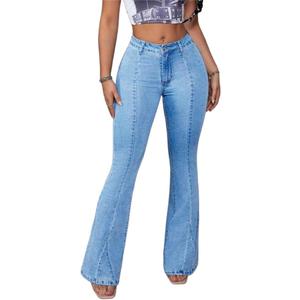 Flare Jeans for Women Bell Bottom Jeans High Waisted Slimming Stretchy Denim Pants XXL