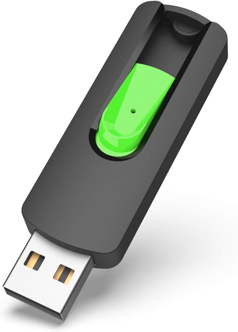 128GB Flash Drive Aiibe USB Flash Drive 128 GB Thumb Drive USB 2.0 Memory Stick Zip Drive Backup Jump Drive Single 128GB 128G USB Drive for PC Laptop (Green)