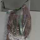 QWINEE Women's Woven Handbag Elegant Clutch Purse Metal Top Handle Cresent Evening Bag Retro PU Leather Clutch Purse (Coffee Brown)