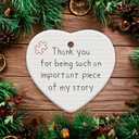 4 x Teacher Gifts for Women, Teacher Ornament 2025, Teacher Gifts for Christmas, Ceramic Ornament