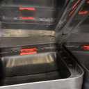 iTouchless 50 Liter / 13 Gallon Sensor Dog-Proof Kitchen Trash Can with Lid Lock and AbsorbX Odor Filter, Touchless Lid, Stainless Steel Garbage Recycling Bin for Kitchen, Home, Office, Business