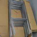 Pack of 50 Quantity Heavy Duty Metal H-Stakes H Frame Wire Stakes - Yard Sign Stake - Use with 4mm or 5mm Corrugated Signs (30" Tall)