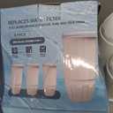 BOGDA 4 Pack Water Filter Replacement Zero, 5-Stage Compatible with Zero Pitcher and Dispenser, Fit for Zero Filter Water Replacement Filters and ZR-001 ZR-017 ZR-004
