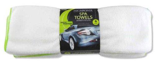 Viking 879000 White Microfiber Spa Towel, (Pack of 4)