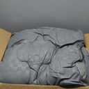 3 Inch Mattress Topper Twin Size Breathable Filled Soft Fluffy Supportive for Back Pain Relief, Bed Mattress Pad Pillow Topper with Extra Thick Padded Protector for 8"-21" Deep Pocket (Gray)