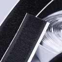 2 Inch Wide Heavy Duty Hook and Loop Tape Roll 16.4 Ft, Self Adhesive Strips with Strong Sticky Back, Removable Fastener for Wall Mounting, Home Organization, Car, No Residue