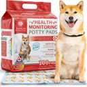American Kennel Club Advanced Puppy Pads with Color-Changing Health+ Indicator and Ultra Absorbent Quick Dry Gel 22''x22'' Leakproof Training Pads for Dogs Fresh Scented 100 Count