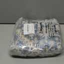 Entryway Rug - 2x3 Washable Rug Runner for Bathroom, Laundry Room, Kitchen, Soft Vintage Hallway Runner for Bedroom, Non-Slip Door Mat Indoor Entrance(Blue/Beige,2'x3')