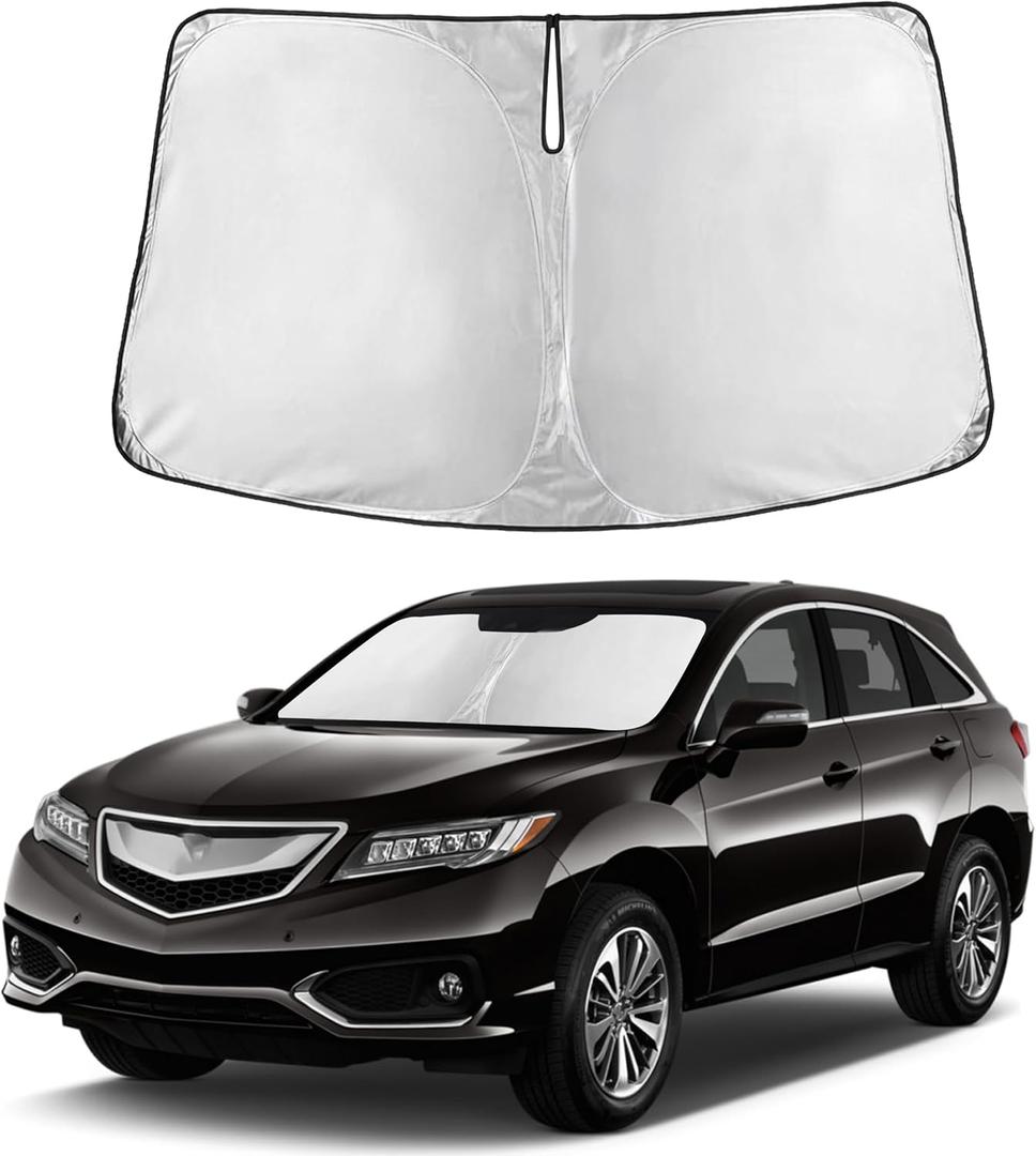 Autovir Windshield Sun Shade Fit for 2013-2016 2017 2018 Acura RDX | Sunshade, Front Car Window Shades Sun Visor, Blocks UV Rays & Heat, Car Accessories