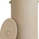 126L Laundry Basket with Lid, Laundry Hamper, Laundry Room, Beige, 16"L x 16"W x 29.5"H