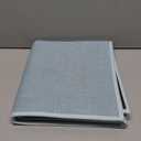 chakme Bathroom Rugs Mat 47x25, Navy Blue, Ultra Thin Non Slip Bath Mat, Large Quick Dry Absorbent Bath Mat for Bathroom Floor (2' x 3'11" (Rectangular)) Blue