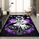 kxry 3 * 5 Feet Space Astronaut Galaxy Soft Area Rugs for Kids Girls Boys Purple Outer Space Themed Floor Carpet for Living Room Bedroom Dorms Nursery Rooms Home Decor Aesthetic