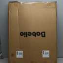 BABELIO 36 Inch Extra Tall Baby Gate with Cat Door,29.5-40" Metal Pet Door for Stairs,Doorways,House,Auto Close,Easy Walk Thru,Black