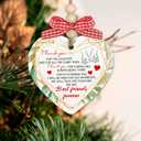 6 x Gifts for Best Friends, BFF Best Friends Birthday Gift for Women, Best Friend Christmas Ornaments 2025, Long Distance Friendship Gifts for Besties Soul Sisters Coworkers