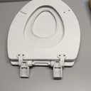 Mayfair NextStep2 Toilet Seat with Toddler Potty Training Seat Built-In, Slow Close, Easy Clean, Magnetic Removable Kids Seat, Made in USA, ELONGATED, White (Elongated (1-Pack))