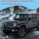 Anti-Theft Hood Lock Catch Latches Fits for Jeep Wrangler JL Gladiator JT 2018 2019 2020 2021 2022 2023 Black Hood Latch