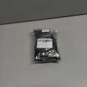 2 x 100pcs Nylon Universal Cable Tie Buckle Black Cable Zip Ties Rivet Self Locking Fastening Zip Strap Plastic Automotive Clips for Bumper, Fenders (100)