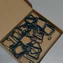 Ripeng Christmas Banister Light Clips for Garland Stockings 2.17 x 2.17 Inch Green Stair Railing Light Clips Banister Hooks for Xmas Holiday Decoration