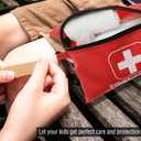 2 x Small Emergency First Aid Kit Including 166 Pieces of Supplies to Clean, Treat, and Protect Minor Injuries for Outdoors, Camping, Auto, Home, and Workplace
