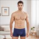 Men's Lightweight Modal Briefs - Quick-Drying Breathable Underwear, No Fly Pouch (5-Pack) (L)