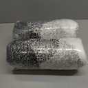 2 x Bathroom Rugs, Thick Absorbent Bath Mat Rug Non Slip, Soft Shaggy Bath Room Floor Mats for Bathroom, Machine Washable,(24"70",Black)