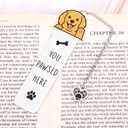 6 x Golden Retriever Gifts Cute Dog Bookmark for Book Lovers, Funny Dog Themed Gift Valentines Gifts for Her Women Men Teens, 2026 Senior Bookish Gift for Book Lover Women Reader Bookworm