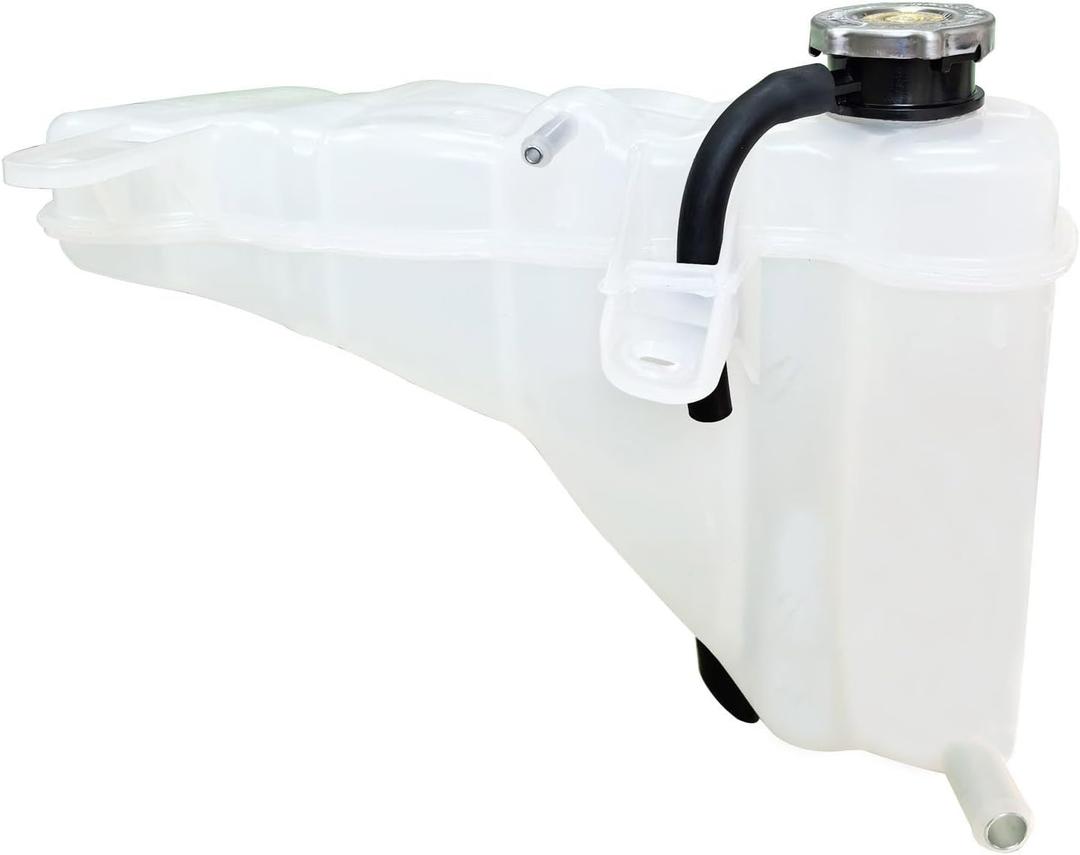 Coolant Overflow Reservoir Tank with Cap - Direct Replacement Compatible with 2011-2021 Chrysler 300, Dodge Challenger & Charger 3.6L 5.7L 6.4L | Replaces OEM# 55111260AB 55111260AF 603-380