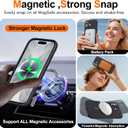 Magnetic for iPhone 17 Case [Compatible with MagSafe] [Soft Anti-Scratch Microfiber Lining],Premium Silicone with Screen Protector,Shockproof Protective Phone Case 6.3",Black