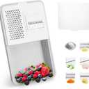 Veggie Tray Plastic Cutting Board with Sink Strainer, Storage Basket, Over Sink Cutting Board, Multi-function Chopping Board Easy Clean for Cutting Washing Draining Kitchen Use