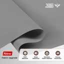 Allesin zen No Drill No Tools Blackout Roller Shades for Windows, 100% Blackout Linen Fabric,Renter-Friendly,UV Protection,Cordless Roller Blinds for Home, Office, Bedroom(Linen,36x72)