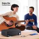 UGREEN 1/8 to 1/4 Stereo Cable 3.5mm TRS to 6.35mm Audio Cable Guitar to Aux Male Cord with Zinc Alloy Housing and Nylon Braid for Guitar, Laptop, Home Theater Devices, Speaker and Amplifiers 6.6FT