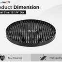 15 1/4" Porcelain Steel Cooking Grate Replacement Parts for Charbroil The Big Easy TRU-Infrared Smoker Roaster & Grill Model 14101550 14101550-A1/ A2 / A3 / A4, 29104315