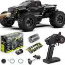 RIAARIO RC Cars Mini 1:10 RTR Brushless RC Car for Adults Max 50 mph All Terrain Hobby Trucks Electric Off-Road Monster Trucks 4WD Remote Control Car Waterproof Truck with Carbon Fiber