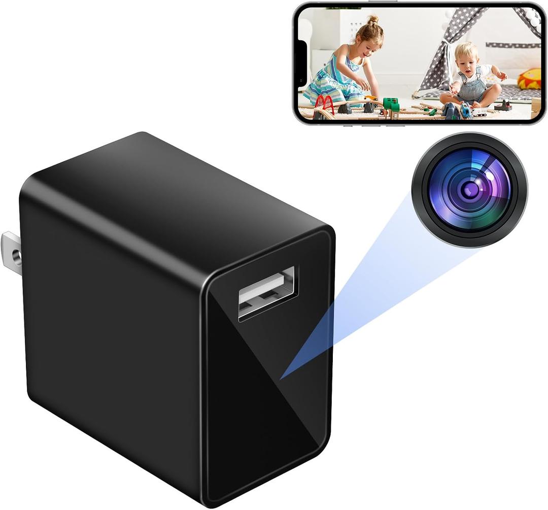 HiSpyCam WiFi Security Camera - FHD 1080P Small Wireless Nanny Cam - Mini Baby Monitor - Local/Cloud Storage