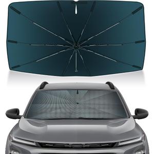 Autorder Windshield Sun Shade Umbrella for 2014-2018 Mazda3 Accessories,Upgraded Ice Crystal Material,Easy Setup Umbrella Sunshade for Car Windshield,100% Sun Blocking