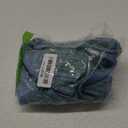 Verdusa Women's Twist Front High Cut Thong Two Piece Bikini Set Swimsuit (Medium, Slate Blue)