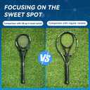 Sweet Spot Tennis Training Racket 37-Inch Compact Head Design 300g Lightweight Professional Racket Ideal for Teenagers and Professional Trainers